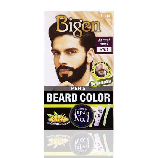 Bigen Men's Beard Color - Natural Black B101