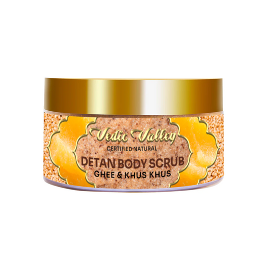 VEDIC VALLEY Ghee Khus Khus Detan Body Scrub