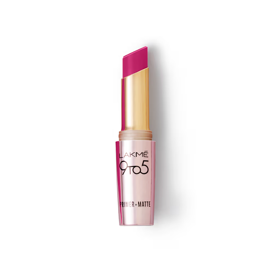 Lakme 9 To 5 Primer + Matte Lipstick - MP4 Plum Pick