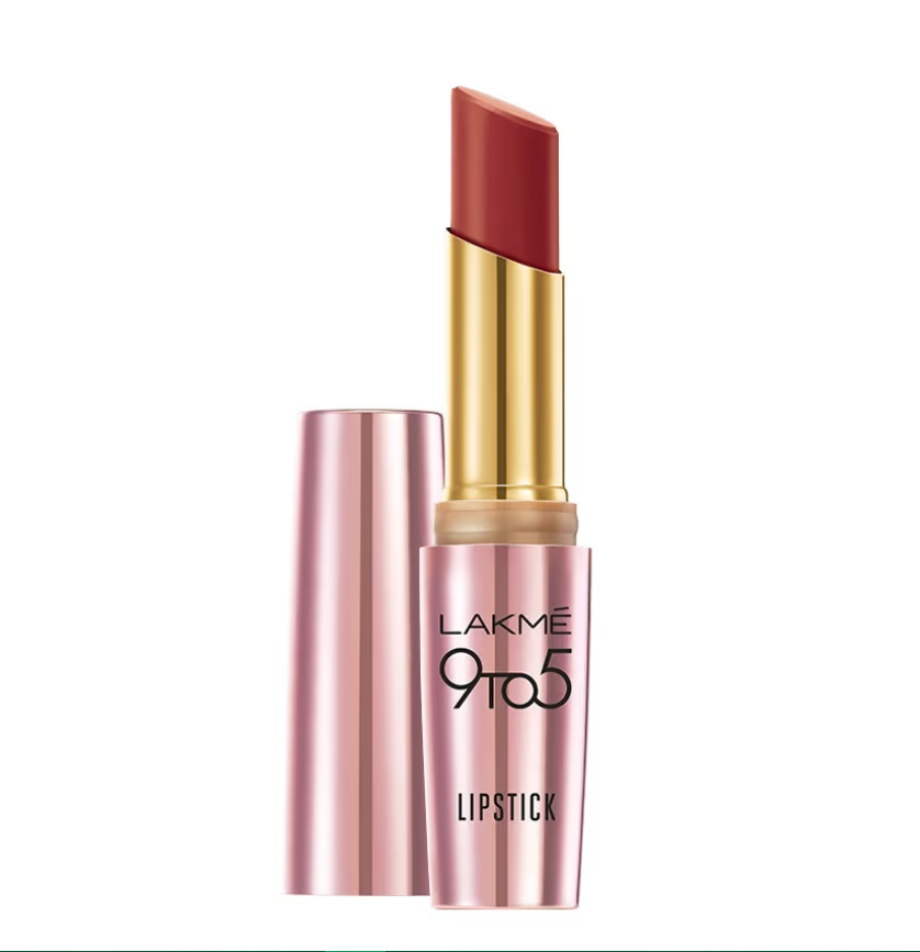 Lakme 9 To 5 Primer + Matte Lipstick - MR4 Roseatte Red