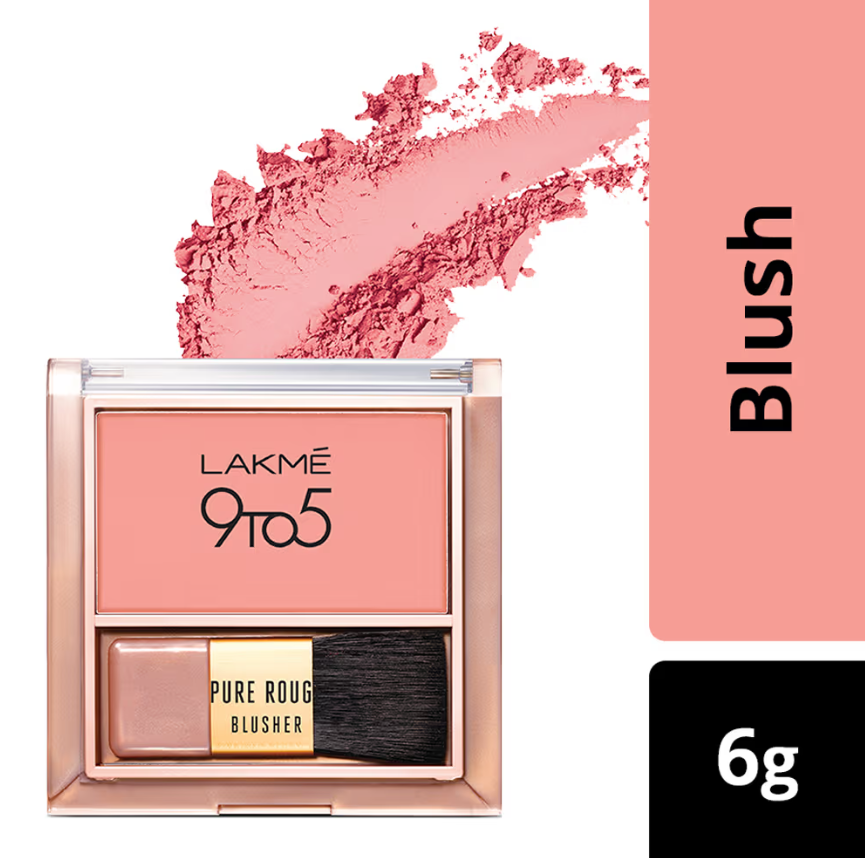 Lakme 9 To 5 Pure Rouge Blusher - Nude Flush