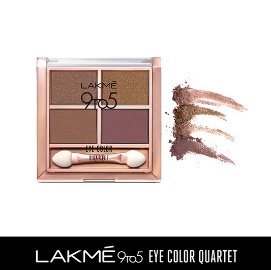 Lakme 9 to 5 Eye Color Quartet Eye Shadow - Mystic Nudes