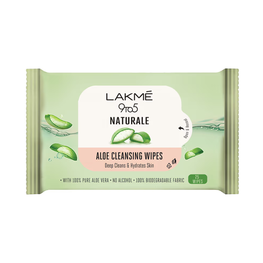 Lakme 9to5 Natural Aloe Cleansing Wipes