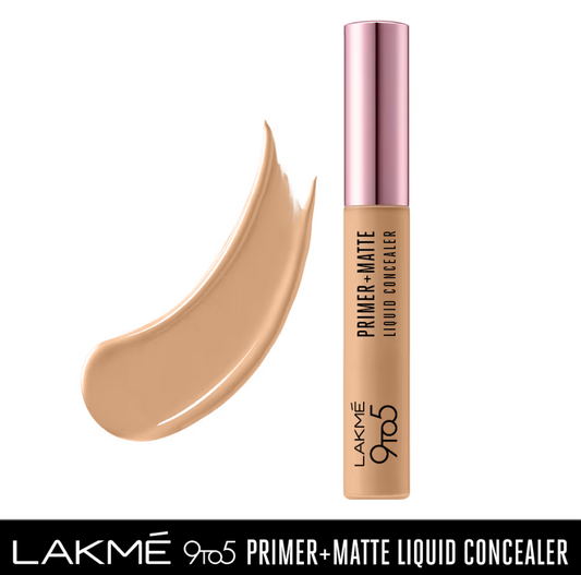 Lakme 9to5 Primer + Matte Liquid Concealer - 20 Nude