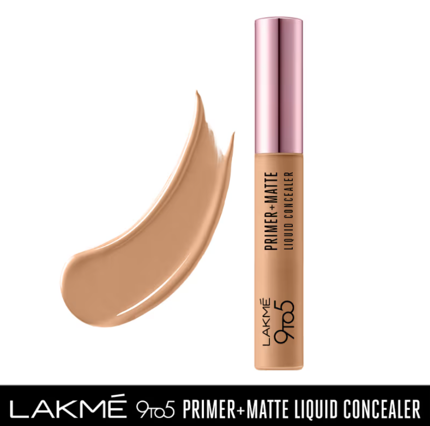 Lakme 9to5 Primer + Matte Liquid Concealer - 24 Beige