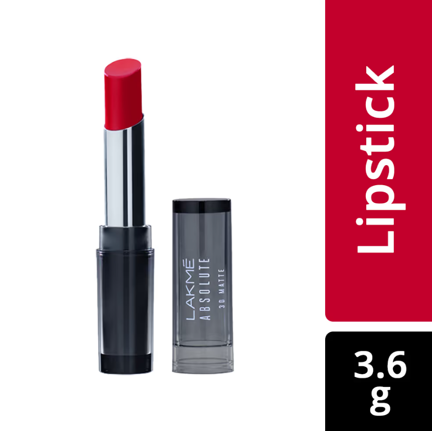 Lakme Absolute 3D Lipstick - Red Carnival