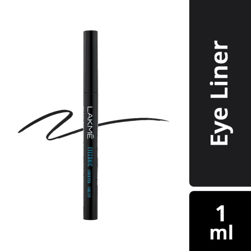 Lakme Eyeconic Liner Pen Fine Tip - Deep Black