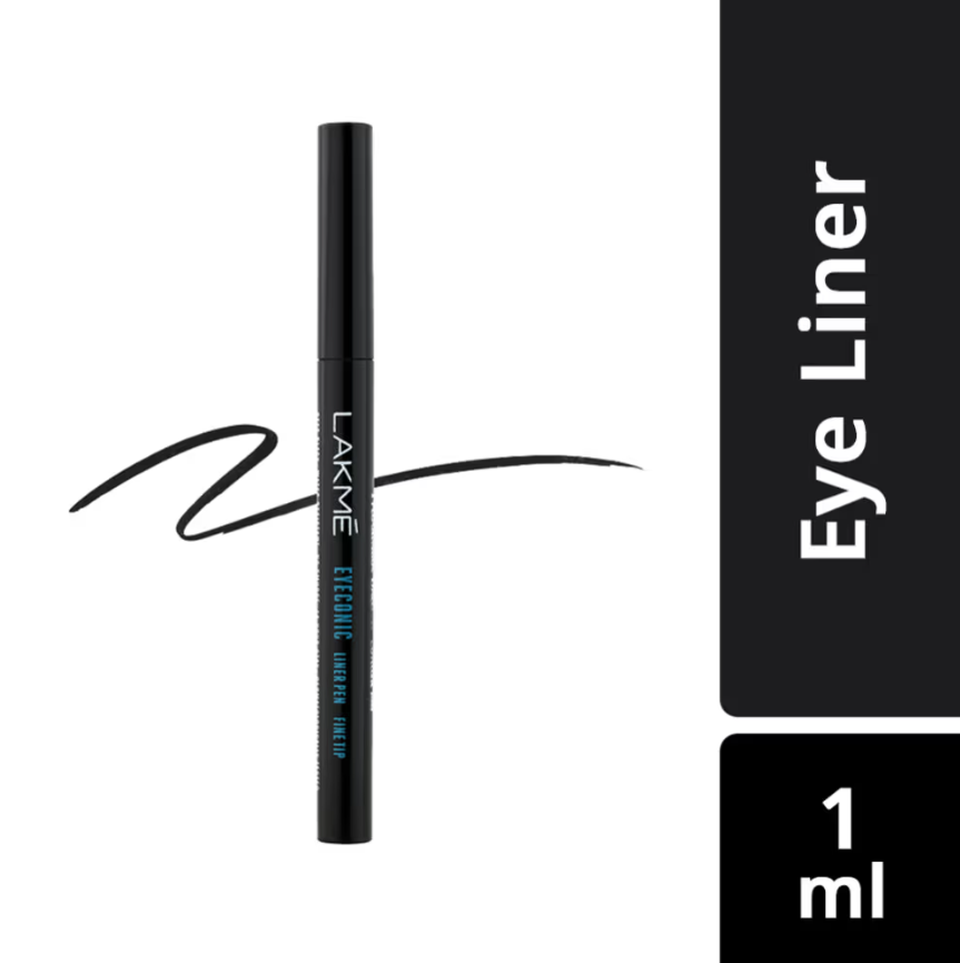 Lakme Eyeconic Liner Pen Fine Tip - Deep Black