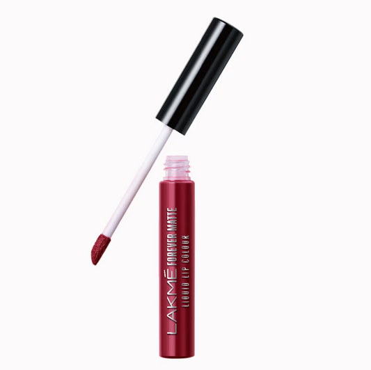 Lakme Forever Matte Liquid Lip Color - CRIMSON ROSE