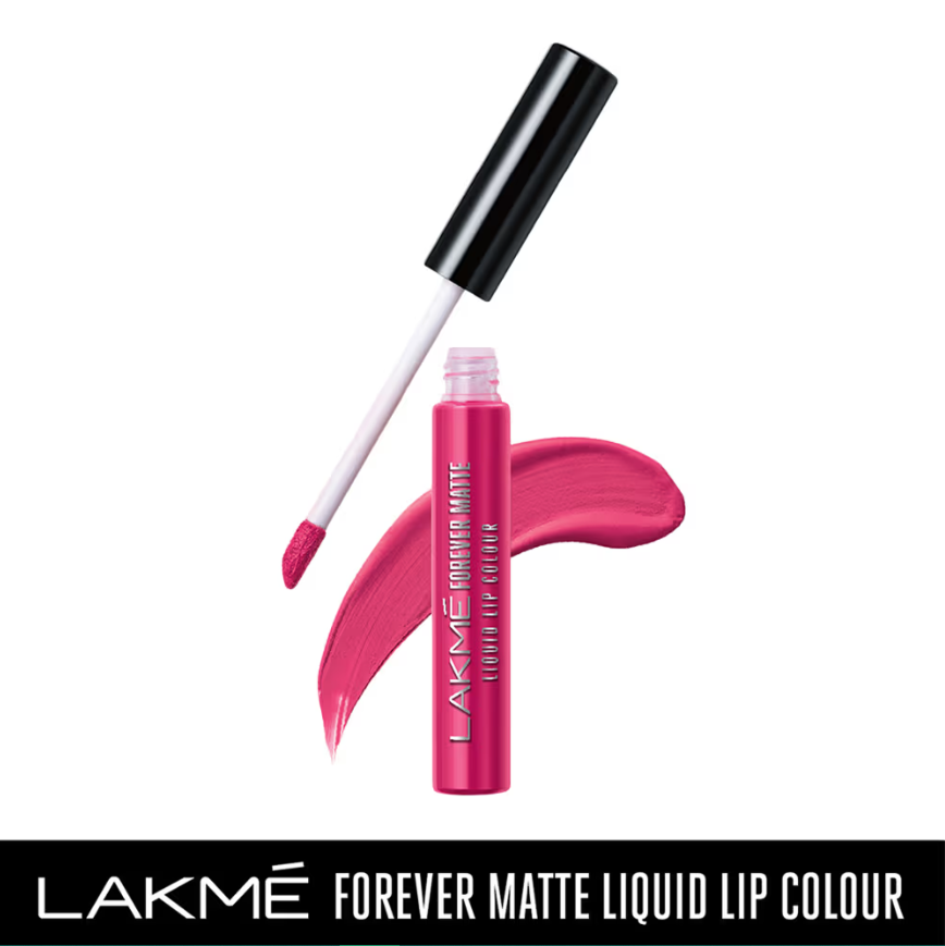 Lakme Forever Matte Liquid Lip Color - PINK PROM