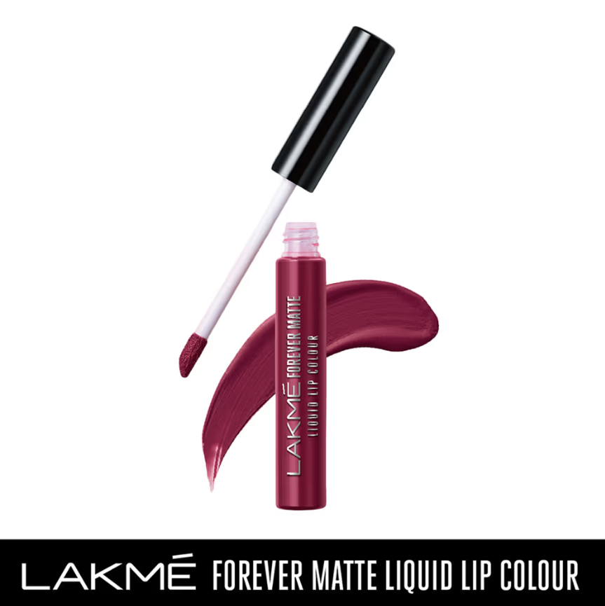 Lakme Forever Matte Liquid Lip Color - RED WINE