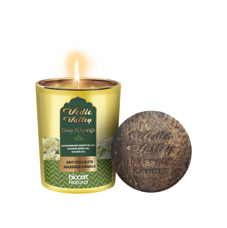 VEDIC VALLEY Lemongrass Body Massage Candle