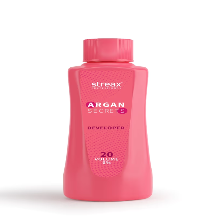 Streax Professional Developer for Argan Secrets Colourant - 20 Volume 6% (250ml)