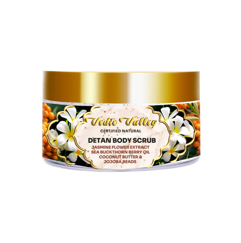 VEDIC VALLEY Jasmine FLOWER  Detan Body Scrub