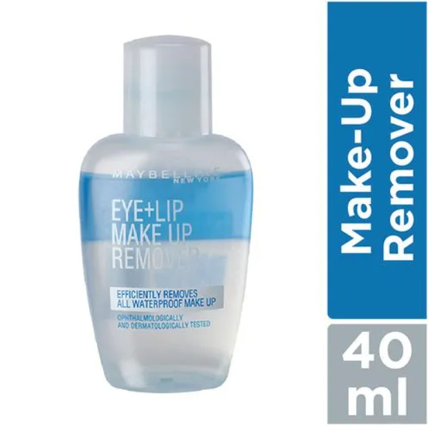 Maybelline New York Biphase Eye & Lip Make-Up Remover, 40 ml