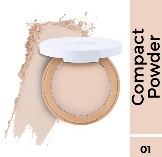 Nykaa All Day Matte 12Hr Oil Control Face Compact Powder With SPF 15 PA ++