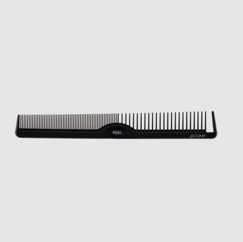 Vega Carbon Dressing Comb-Black Line - VPVCC-07