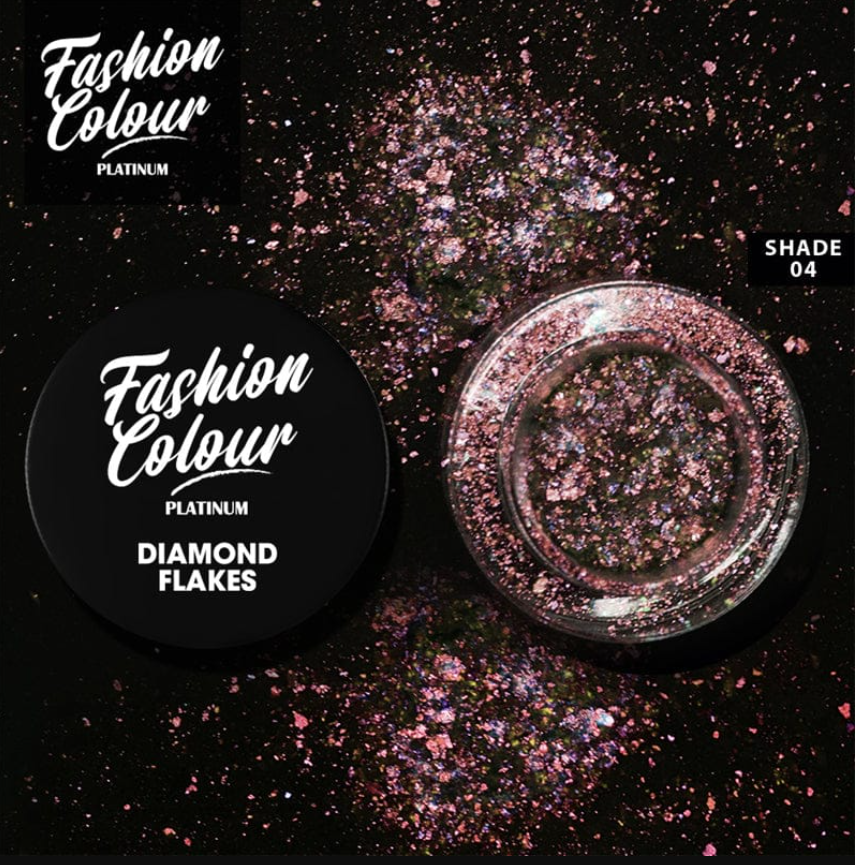 FASHION COLOUR PLATINUM DIAMOND FLAKES,0.25G