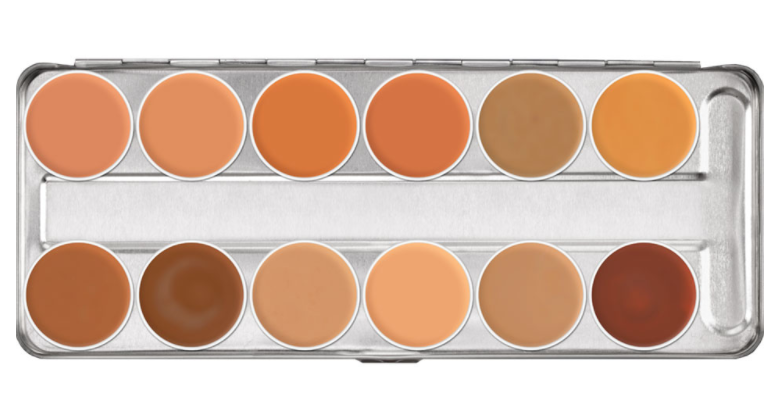 KRYOLAN SUPRACOLOR PALETTE 12 COLORS