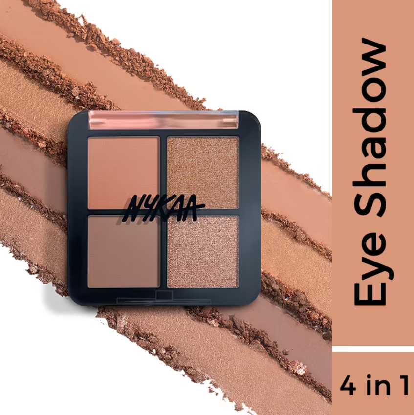 Nykaa Cosmetics Eyes On Me! 4 in 1 Quad Eyeshadow Palette