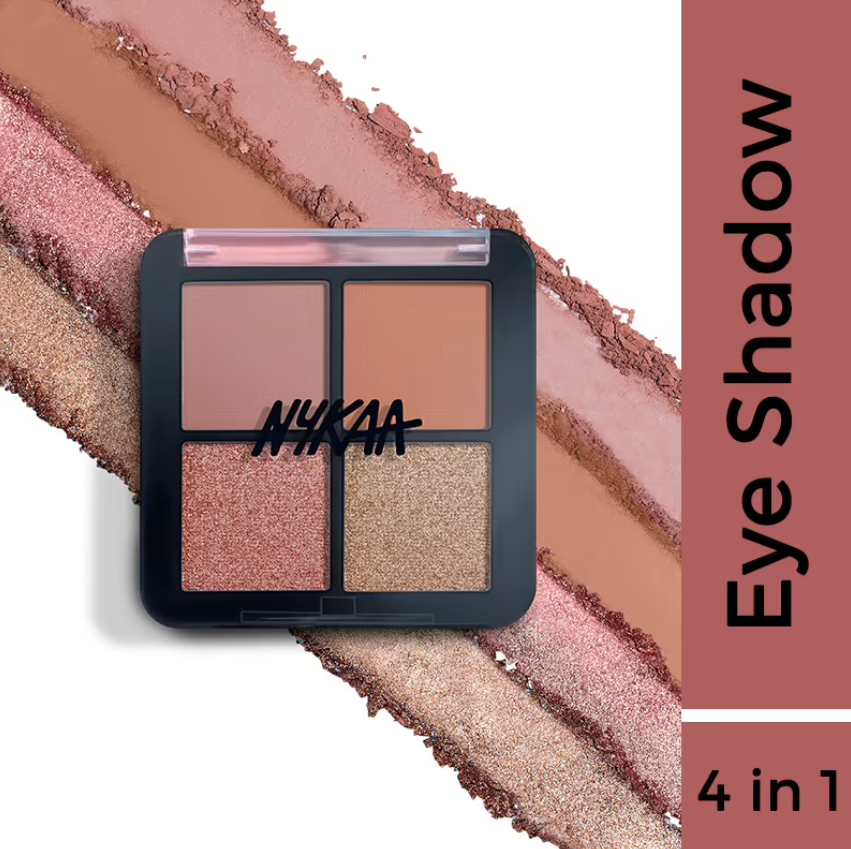 Nykaa Cosmetics Eyes On Me! 4 in 1 Quad Eyeshadow Palette