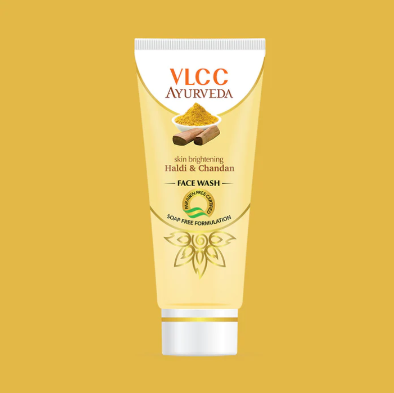 VLCC Ayurveda Skin Brightening Haldi & Chandan Face Wash(100ml)