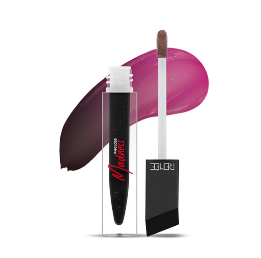 RENEE Madness PH Lip Gloss, 4.5ml | Black Lip Gloss Pink Pay Off