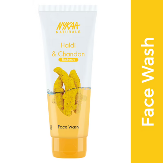 Nykaa Naturals Haldi & Chandan Face Wash for Radiant Skin