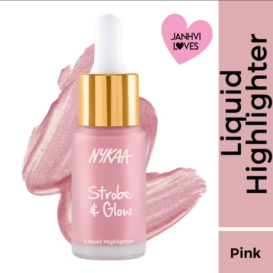 Nykaa Strobe & Glow Liquid Highlighter - Blushed Moonlight