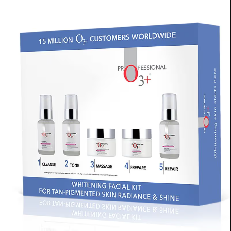 O3+ Whitening Facial Kit for Tan-Pigmented Skin