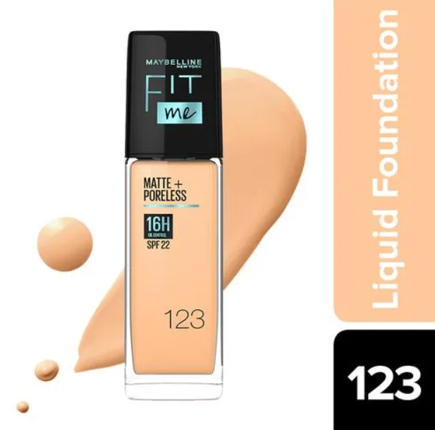 Maybelline New York Fit Me Matte + Poreless Foundation (30ml)