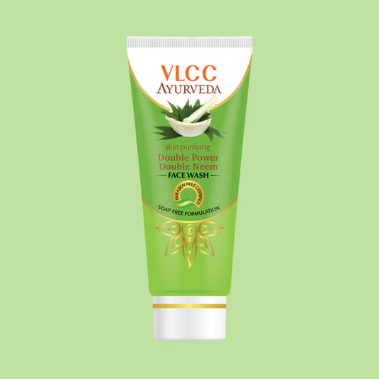 VLCC Ayurveda Skin Purifying Double Power Double Neem Face Wash(100ml)