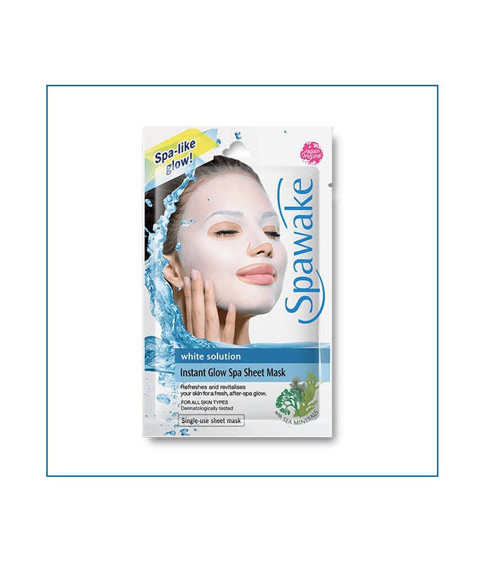 Spawake White Solution Instant Glow Spa Sheet Mask