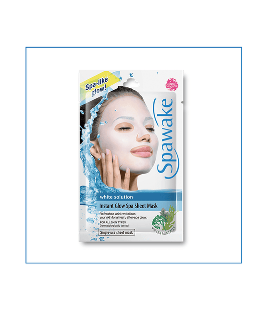 Spawake White Solution Instant Glow Spa Sheet Mask