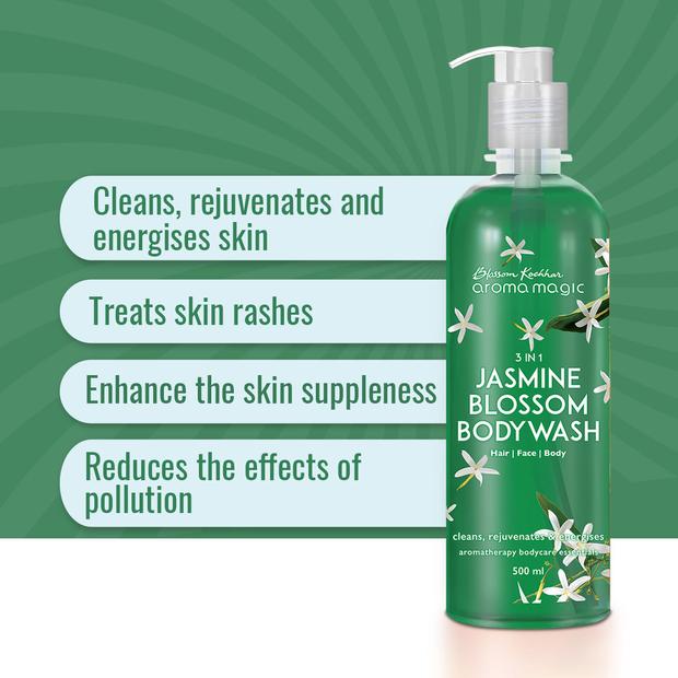 Aroma Magic 3 In 1 Jasmine Blossom Bodywash (Hair- Face- Body)