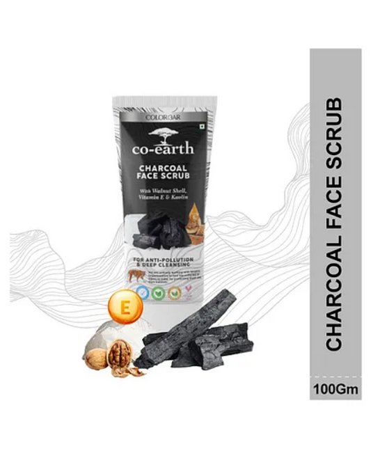 Colorbar Co Earth Charcoal Face Scrub - 100 gm