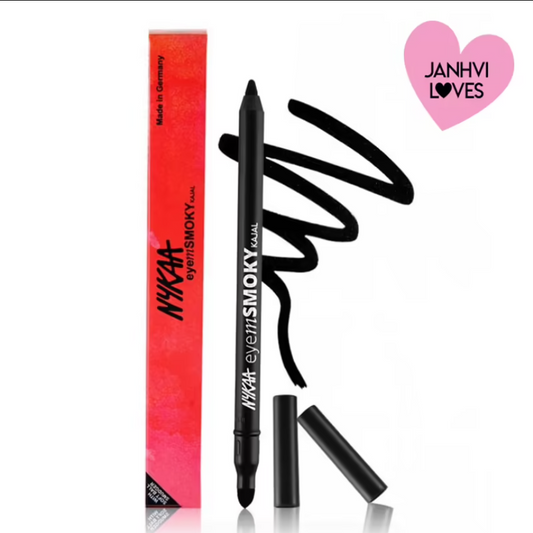 Nykaa Eyem SMOKY Kajal Eyeliner Black Smoky