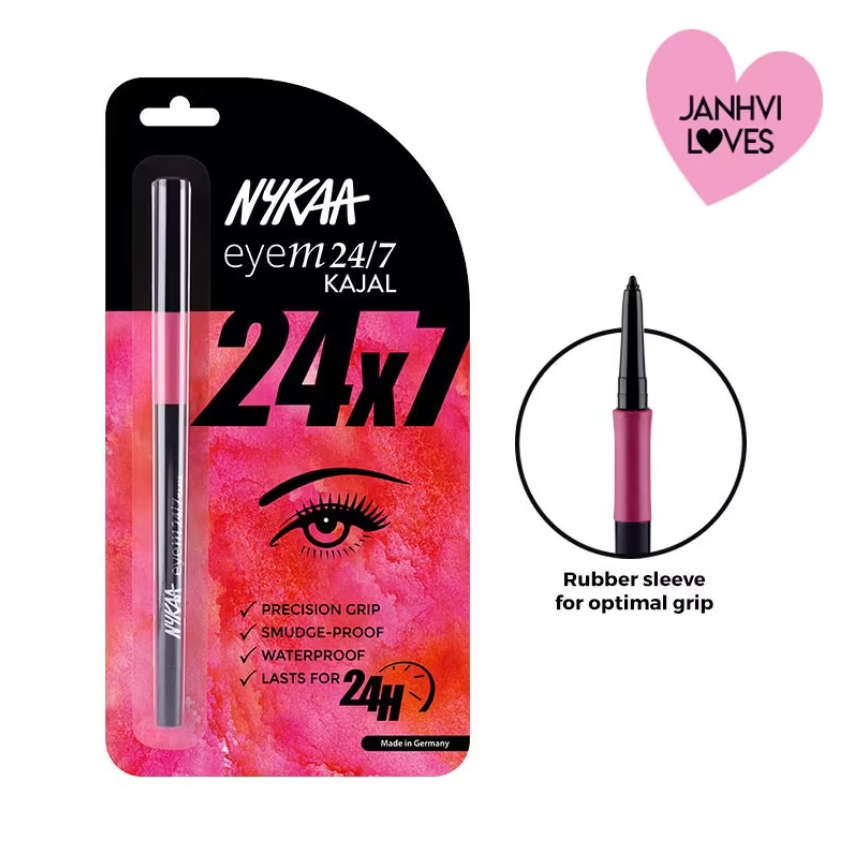 Nykaa Eyem24/7 Kajal Eyeliner - Ebony Soul 01