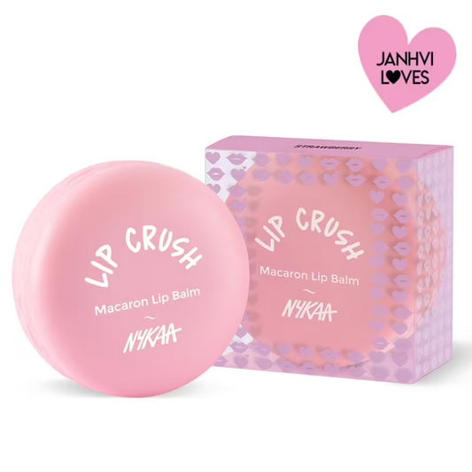 Nykaa Lip Crush Macaron Lip Balm - Strawberry 06