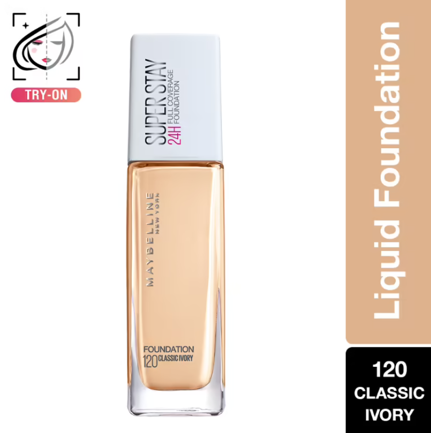 Maybelline New York Super Stay 24H Full Coverage Foundation