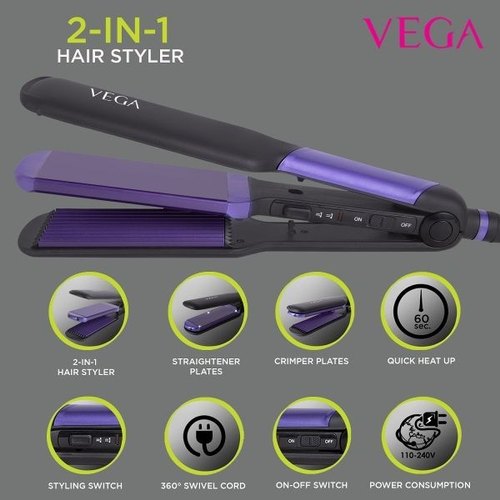 Vega VHSC-01 2 In 1 Hair Styler