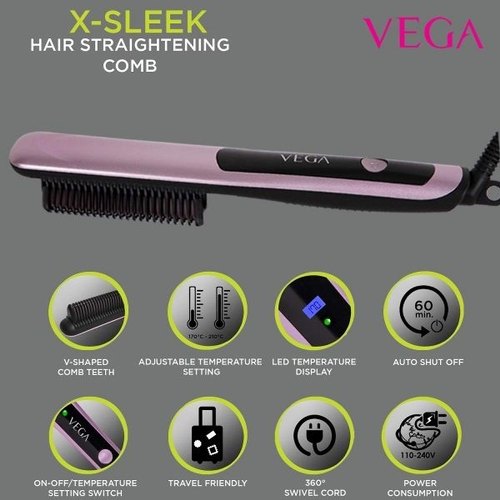 Vega VHSC-03 X-Sleek Straightening Comb